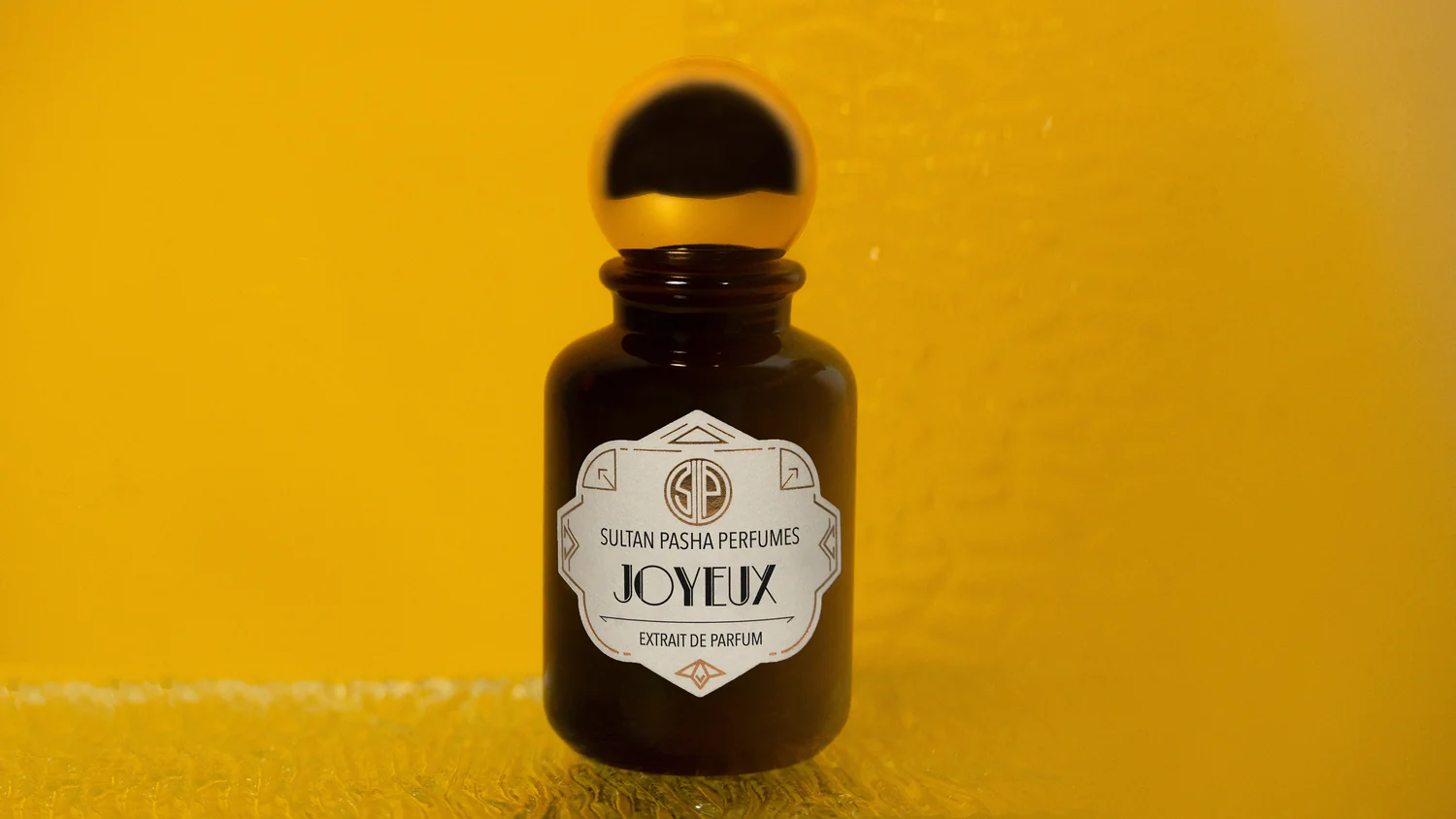 Sultan Pasha Perfumes — design detail